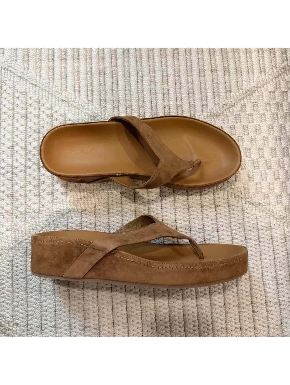 Tony Bianco Blaire Taupe Suede Platform Sandals